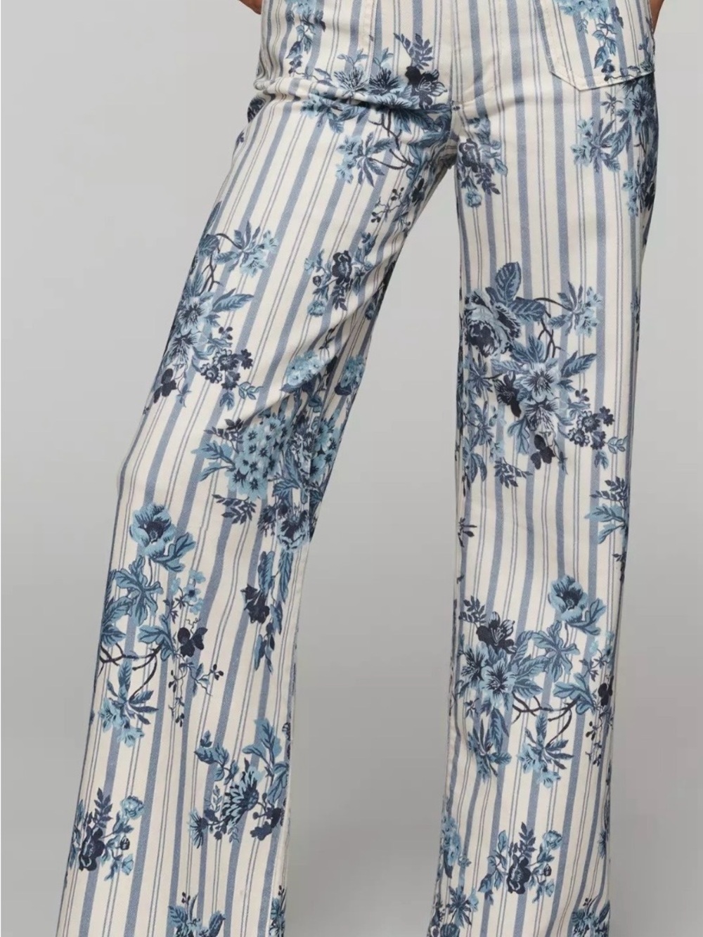 Anthropologie Maeve Colette High-Rise Wide-Leg Cropped jeans - Picture 3 of 10